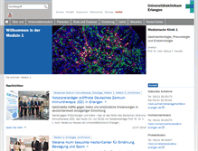 Tablet Screenshot of medizin1.uk-erlangen.de